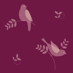 木の葉と鳥